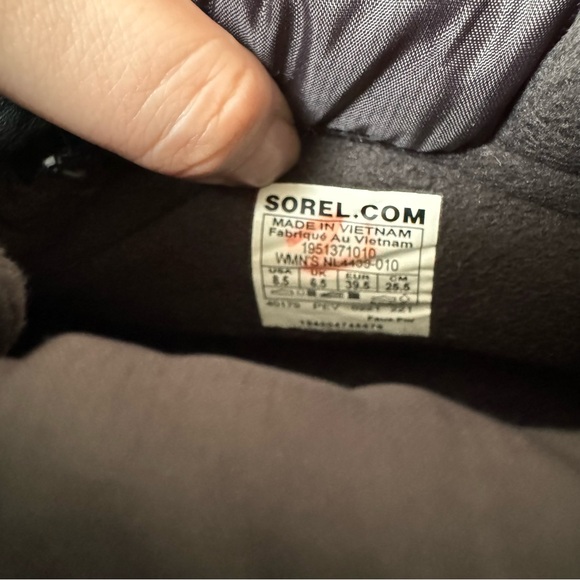 Sorel Out N About Ill Puffy Zip Women's Waterproof Black Boots Size 8.5 - Picture 6 of 7